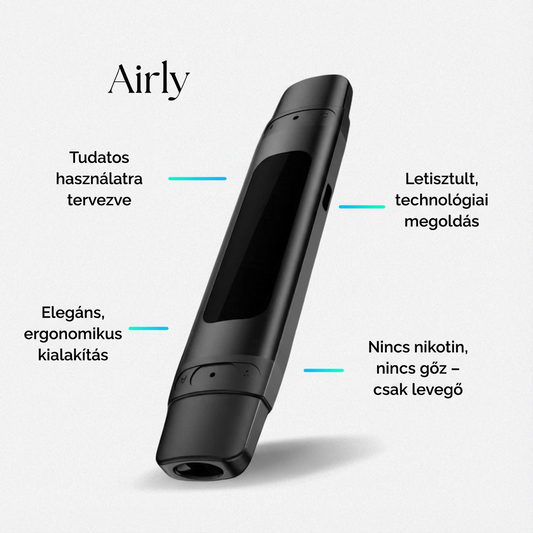 Airly™ Intelligens Légzéstréner